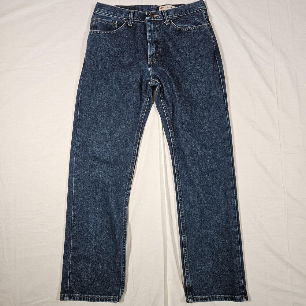 Vintage Wrangler Jeans Mens 32x30 Blue Medium Wash Regular Fit Straight Denim